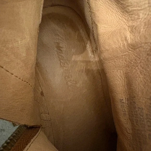 Madewell The Charley Boot in English Saddle Brown Leather, SZ 7.5 - Picture 12 of 16